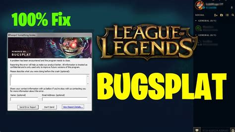 bug lol 2019|Bug Splat and Game Crashes – Testing .